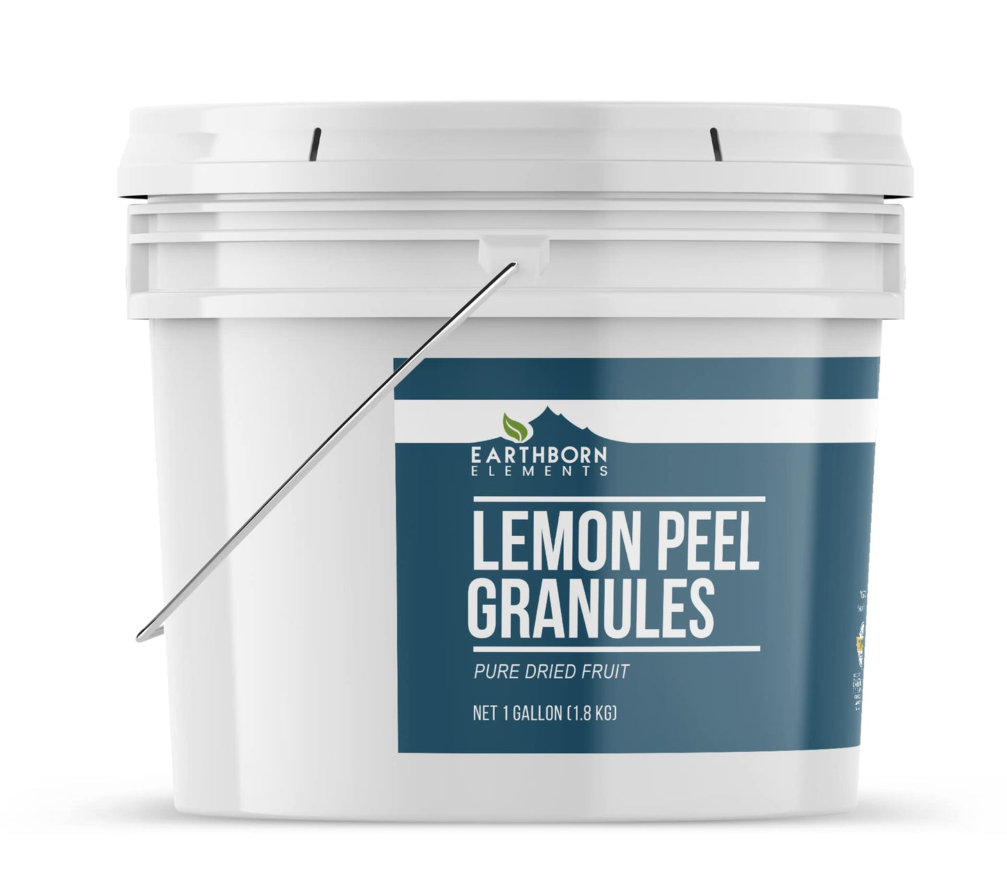 Earthborn Elements Lemon Peel Granules, 1 Gallon Bucket, Pure & Natural, Food Grade (4 Pound)
