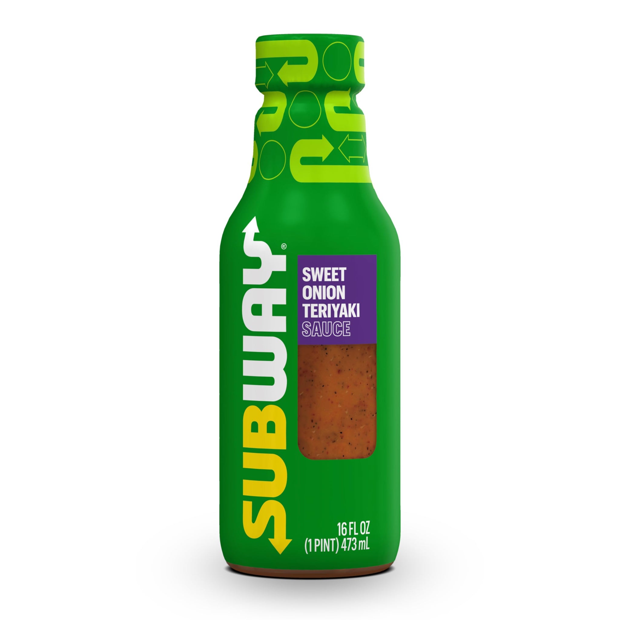 Subway Sweet Onion Teriyaki Sauce, 16 fl. oz., Made with Ginger, Poppyseed and Green Onions, Perfect Chicken Marinade, Glaze, Stir Fry or Hibachi