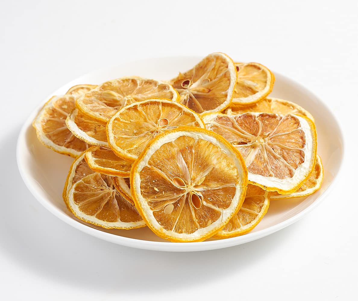 Premium Dried Lemon Slices 3 Oz/85g,Dehydrated Dry Lemon.100% Natural & No Additives,No Sugar Added.