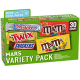 MARS CHOCOLATE SNICKERS, TWIX, MILKY WAY & 3 MUSKETEERS, Bulk Milk Chocolate Full Size Candy Bars, Halloween Chocolate Candy Variety Pack, 53.68 oz
