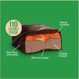Little Secrets Dark Chocolate Caramel Nougat Bars | 5 Snack Bars | Made in Europe | Nothing Artificial & No Sugar Alcohols | Sustainable Cocoa | 3.9