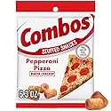 COMBOS Pepperoni Pizza Cracker Baked Snacks 6.3-Ounce Bag