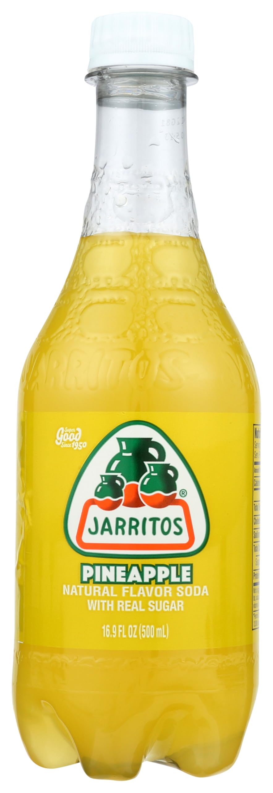 Jarritos Drink, Pineapple, 16.9 Ounce (Pack of 24)