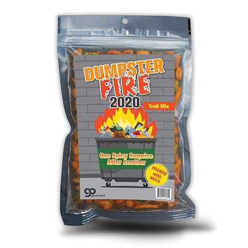 Dumpster Fire 2020 Trail Mix - Funny Spicy Snack Blend for Men and Women, Gourmet Gifts, Made in America