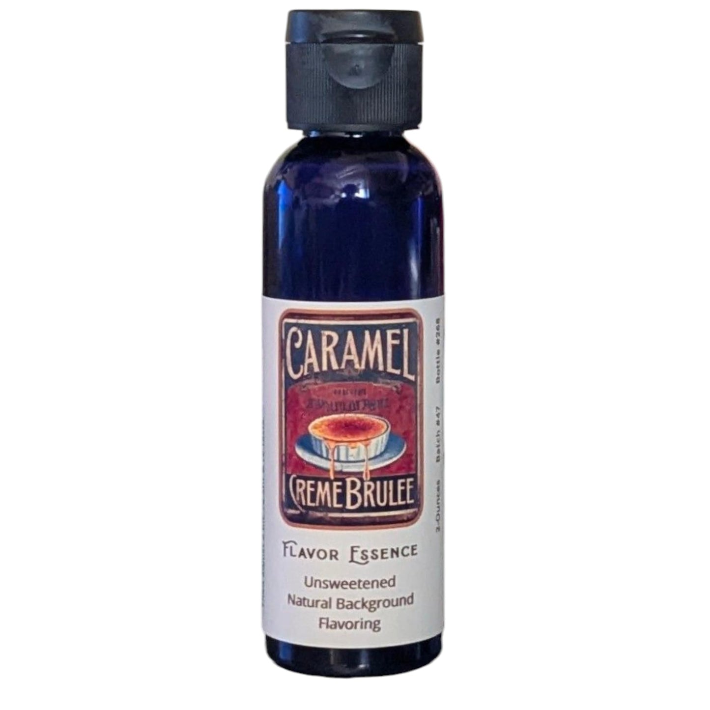 CARAMEL CREME BRULEE Flavoring by Flavor Essence (Unsweetened, Natural Background Flavoring) 2 Oz.| For Beverages: coffee/tea, shakes, smoothies, bar