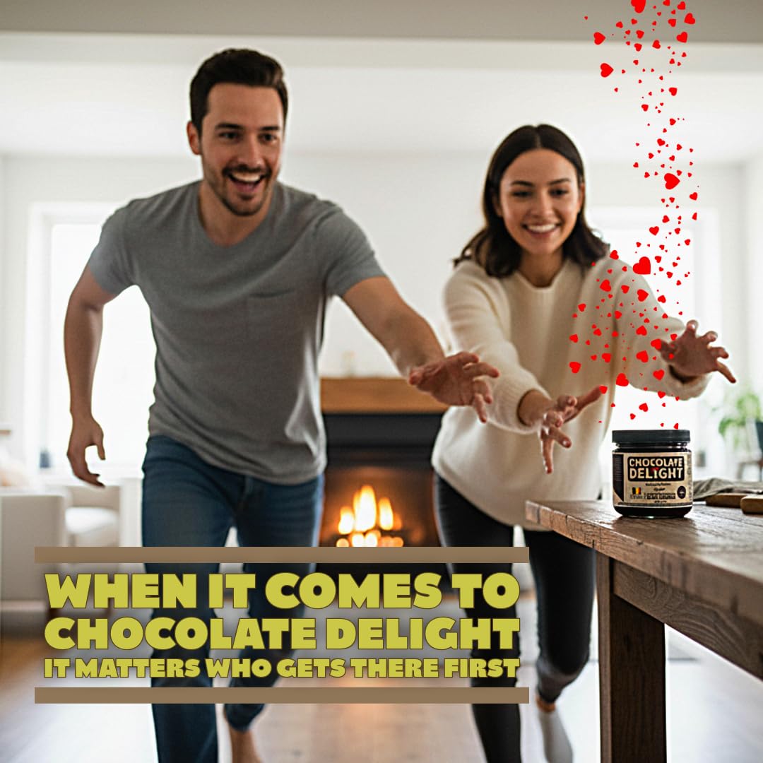 Chocolate Delight Spread Made with Julian’s Valleys Ghee Butter/Dates Syrup/Belgium Chocolate - 14OZ Non-GMO, Lactose Free, Gluten Free, Paleo