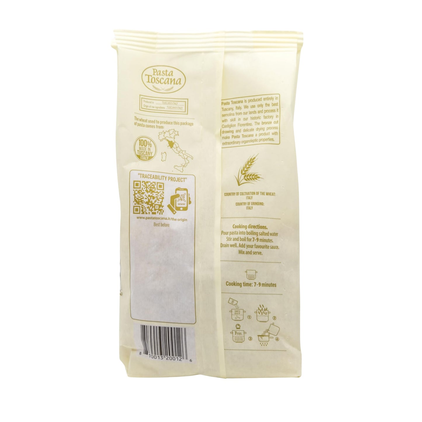 Pasta Toscana | Bronze Die Pasta | Italian Durum Wheat Semolina | Bronze die Pasta, 16 oz (Pack of 2, Fusilli)
