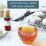 The Republic of Tea - Vanilla Almond Black Tea Tin, 50 Tea Bags, Naturally Caffeinated