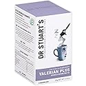 Dr Stuart's Organic Valerian Plus Tea | Herbal Blend of Chamomile, Valerian Root & Fennel | Bedtime Tea Helps in Restful Sleep & Relaxation |