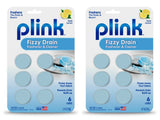 Plink Fizzy Drain Cleaner, 6 Count (Pack of 2), Lemon Scent