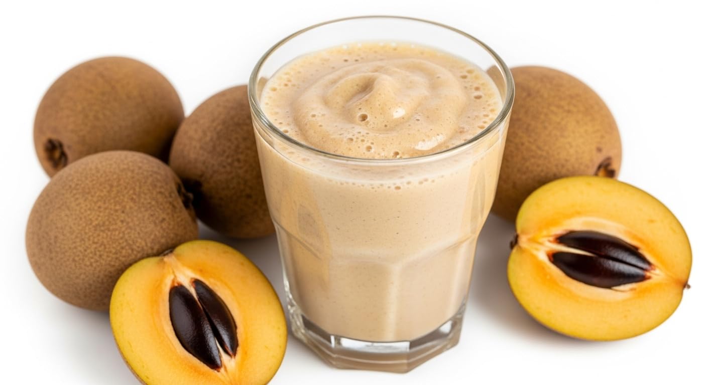 Indus Farms Sapota Freeze-Dried Fruit Powder, Unique Flavor For Smoothies, Baking, Desserts & Functional Beverages, Natural Sweetener, No Additives or