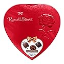 Russell Stover Valentine's Day Red Foil Heart - Assorted Milk and Dark Chocolate Candy - Perfect for That Special Someone - 9 Pieces
