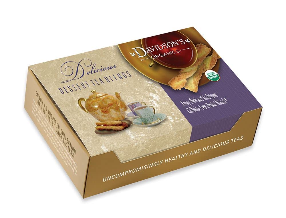 Davidson's Organics, Vanilla Cream Spice, 100-count Individually Wrapped Tea Bags