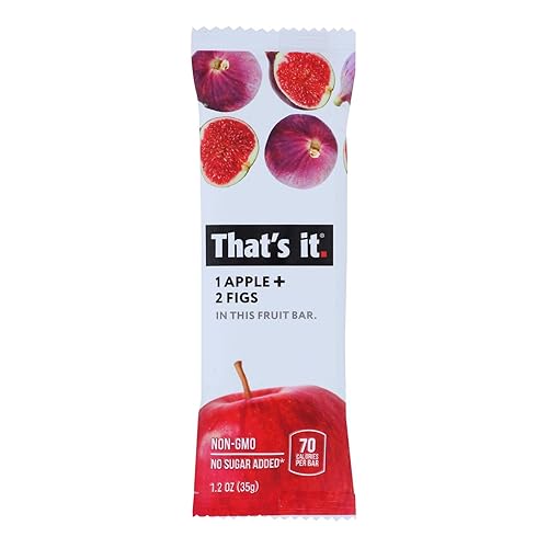 That's It Apple + Fig Snack Food Bar, Gluten Free, Kosher, No Preservatives