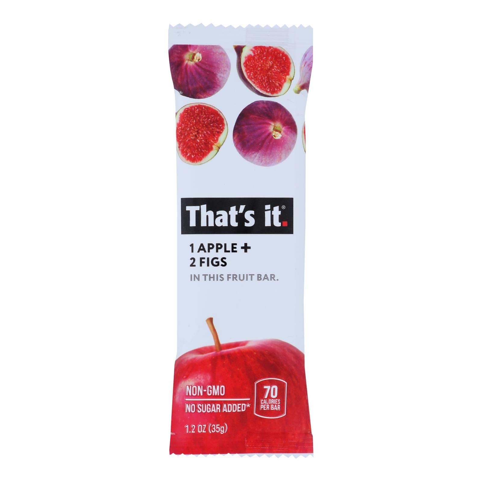 That's It Apple + Fig Snack Food Bar, Gluten Free, Kosher, No Preservatives