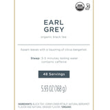Tea Forte Earl Grey Black Tea Event Box, Bulk Pack of 48 Pyramid Infuser Tea Sachets for All Occasions