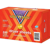 HOME VICTORY Dryer Sheets: Spring Lavender Scented Laundry Fabric Softener Sheets - Reduces Wrinkles - Controls Static - Softens Fabric (240 Count)