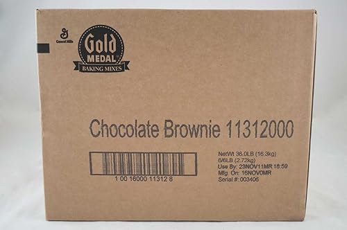 Gold Medal Chocolate Brownie Mix 6 Case 6 Pound