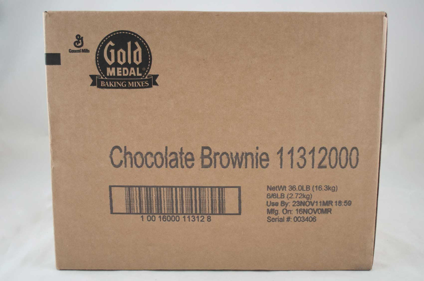 Gold Medal Chocolate Brownie Mix 6 Case 6 Pound
