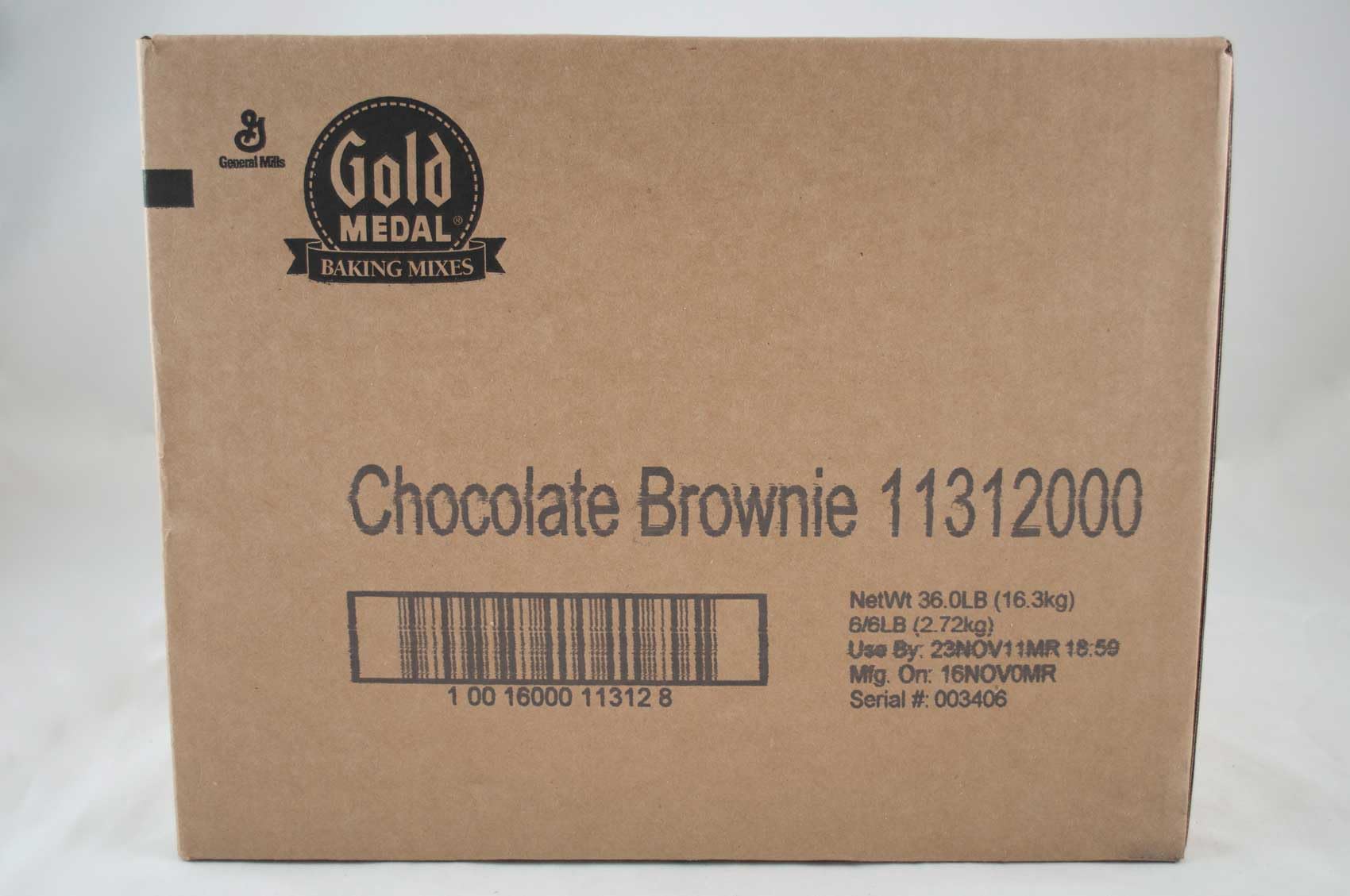 Gold Medal Chocolate Brownie Mix 6 Case 6 Pound