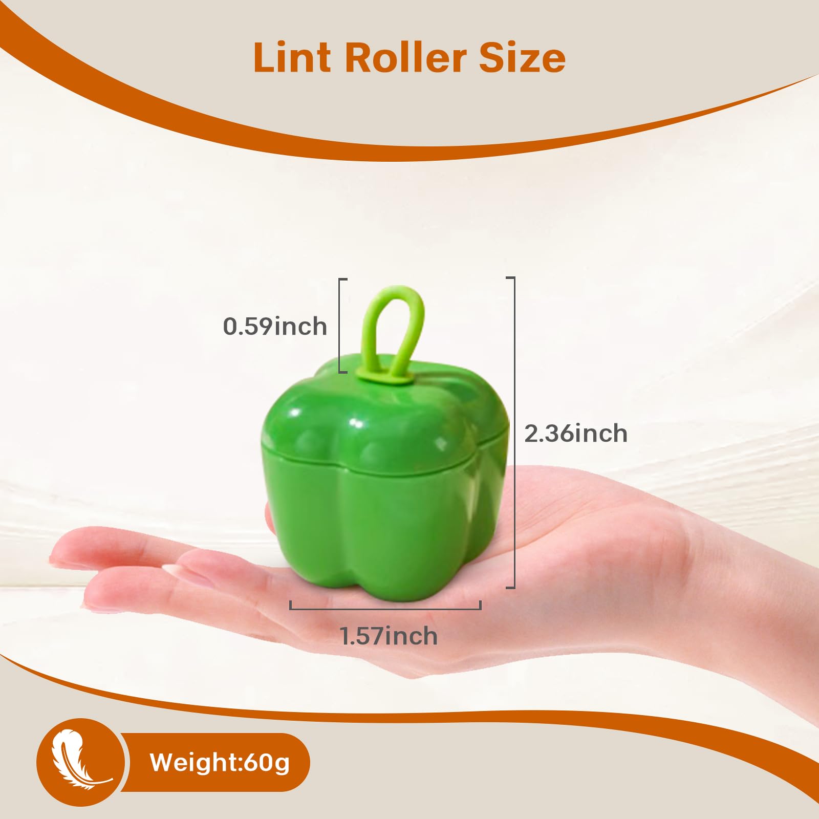 ZLAXACL 2 Pcs Reusable Lint Roller, Mini Lint Remover Tool for Clothes Dog Cat Pet Hair, Portable Washable Sticky Rollers Cleaner for Travel Home