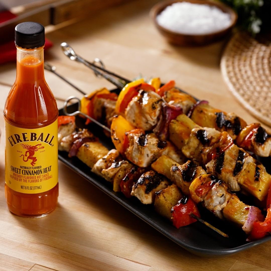 Fireball Whiskey Flavored Hot Sauce, 6 oz