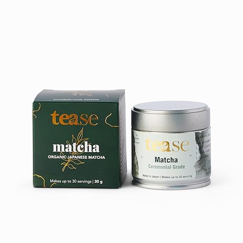 Tease Tea Matcha Tea Powder - Japanese Ceremonial Grade Matcha Powder, Sustainably Grown in Kyoto, Perfect for Matcha Tea, Matcha Lattes, and Matcha