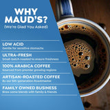 Maud's Organic Guatemalan Coffee Pods, 50 ct, Single Origin Guatemalan Medium Roast Coffee in Single Serve Pods - 100% Arabica Beans, Compatible