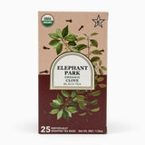 Elephant Park Premium Organic Single Origin Clove Black Ceylon Tea Bags 25 Count Individually Wrapped Herbal, All Natural Full Bodied Aromatic Flavor