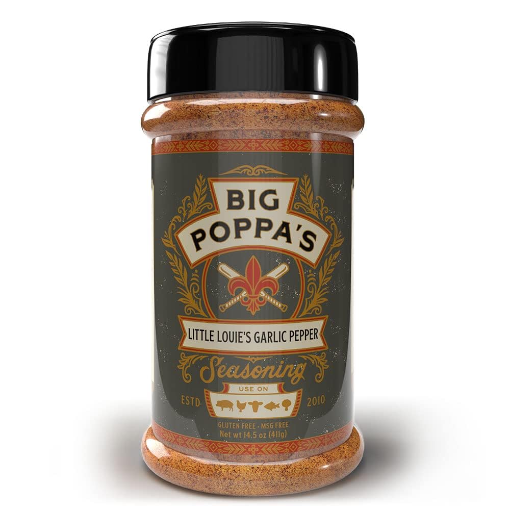 Big Poppa’s Essentials BBQ Sampler Set - 5 Fan-Favorite Seasonings Rubs for Steak, Chicken, Pork & Veggies - Balanced, Bold Flavor to Try Before You