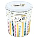 Jody's Gourmet Popcorn Celebration 3.5 Gallon Tin - Gourmet Popcorn Mix with Caramel Corn, Birthday Cake and Confetti - Party Snack Assortment, Gift