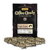 Bali's Best Café Latte Candy, 2.2 Pound Bag, Individually Wrapped Hard Candy with Latte Filled Center, Made with Real Sumatran Coffee, Halal
