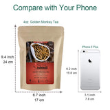 FullChea - Imperial Golden Monkey Black Tea - Yunnan Loose Leaf - Naturally Roasted Nuts Flavor - 4oz / 113g