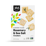 365 by Whole Foods Market, Rosemary Sea Salt Almond Flour Crackers, 5 Ounce