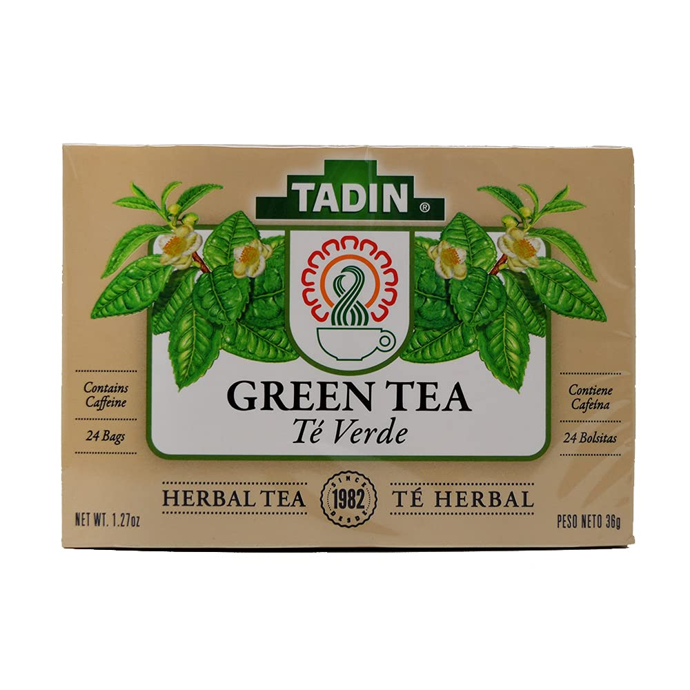 Tadin, Tea Green, 24-Bag (6 Pack)