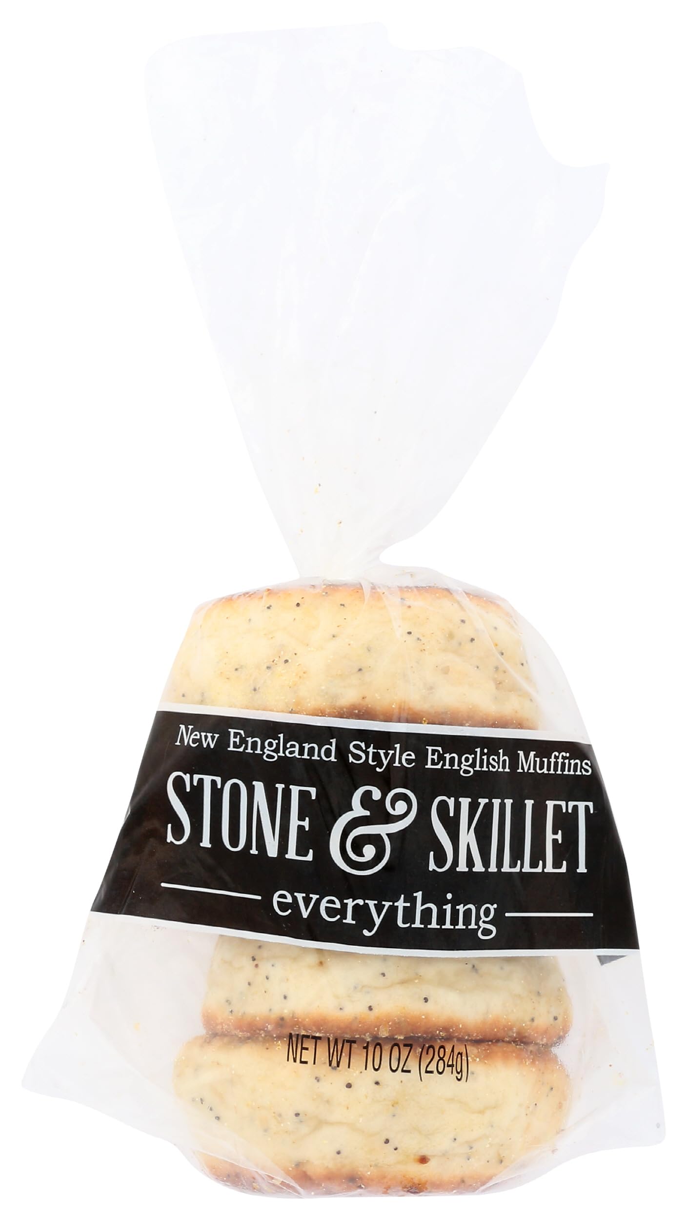 STONE & SKILLET Everything English Muffins 4 Count, 12 OZ
