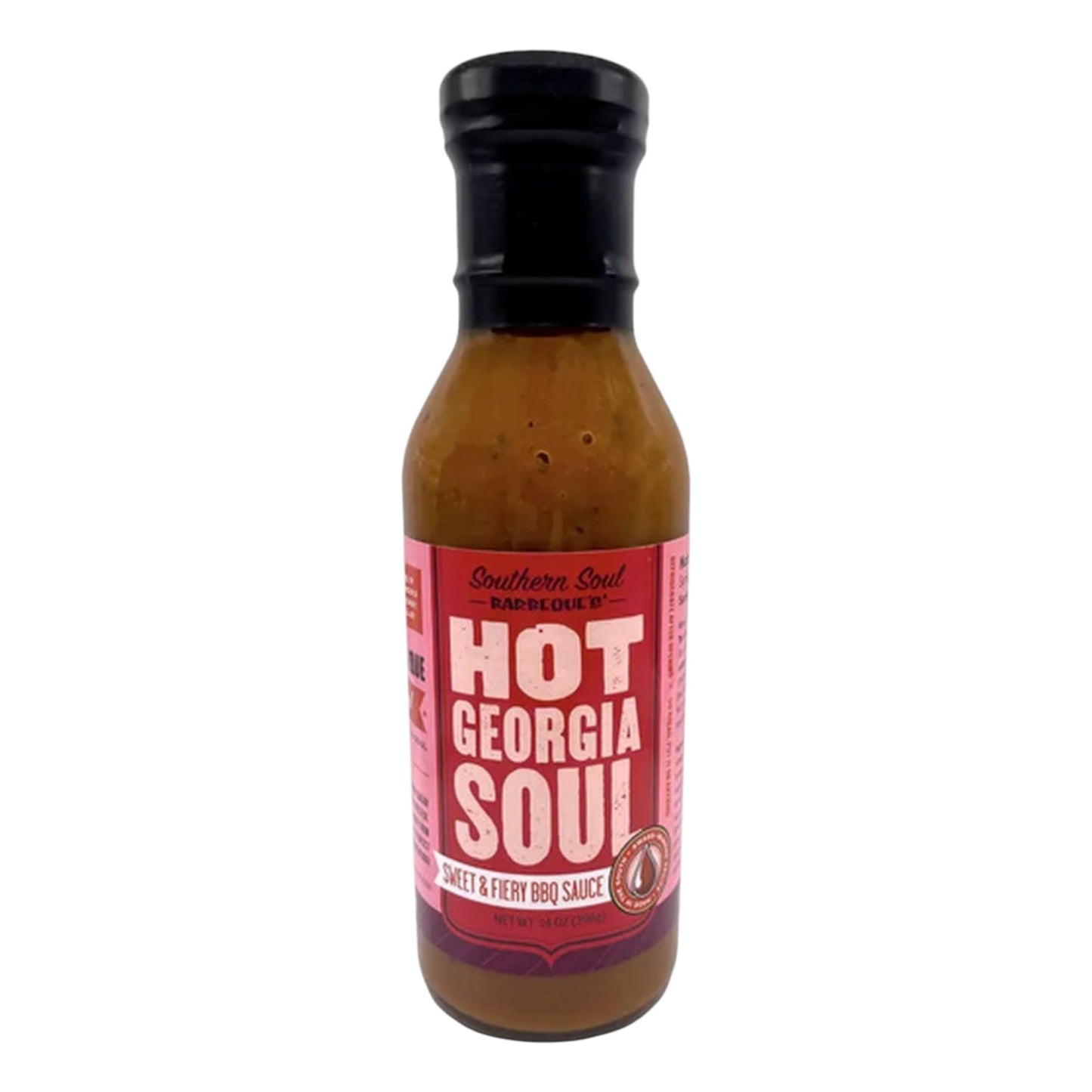 Southern Soul Barbeque BBQ Sauce - Award Winning BBQ Sauce from the South's Best BBQ (Hot Georgia Soul, One 14oz Bottle)