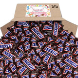 Candy Bars - Bag of Fun Size Individually Wrapped Bars - Bulk Candy, Valentine's Day, Birthday Party Favors (5 LBS)