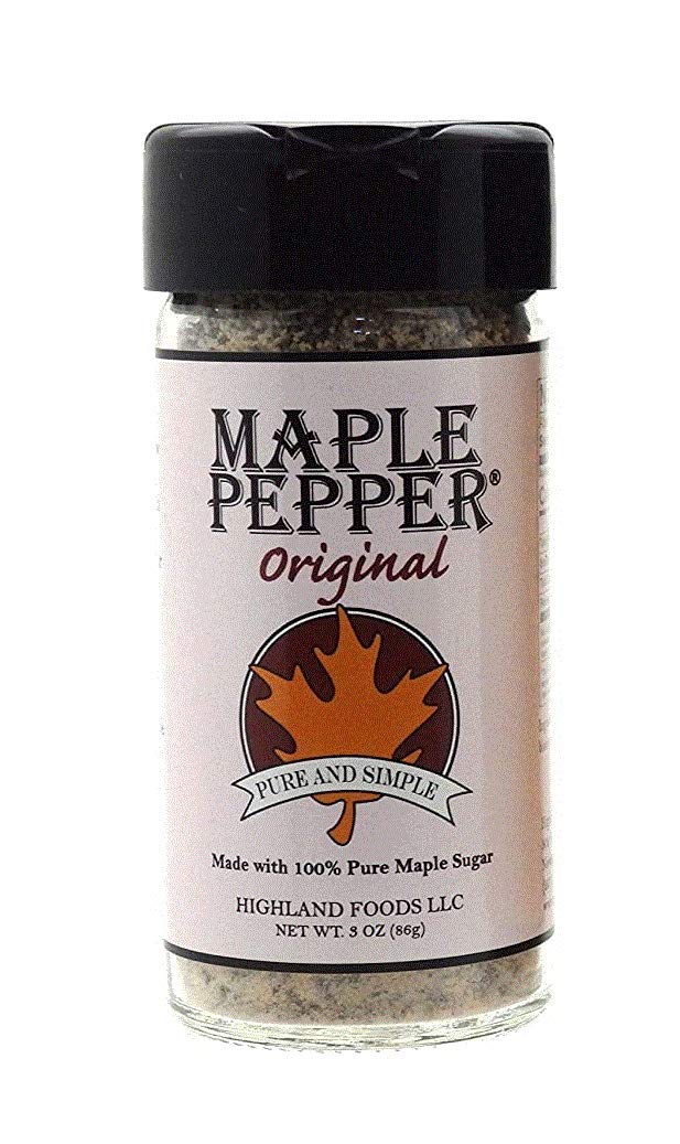 Maple Pepper Foodie Seasoning Set - Rosemary, Garlic, and Original Maple Pepper - Made from Pure Maple Syrup