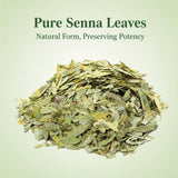 Senna Leaves Tea, Dried Herbal Tea, 100% Natural - 3.53 oz (100g) | Loose Leaf Dried Senna Alexandrina, Non-GMO, Caffeine-Free