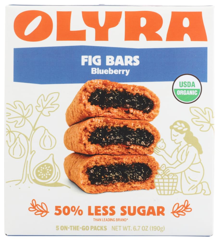 Olyra Organic Blueberry Fig Bar 5pk, 6.7 OZ