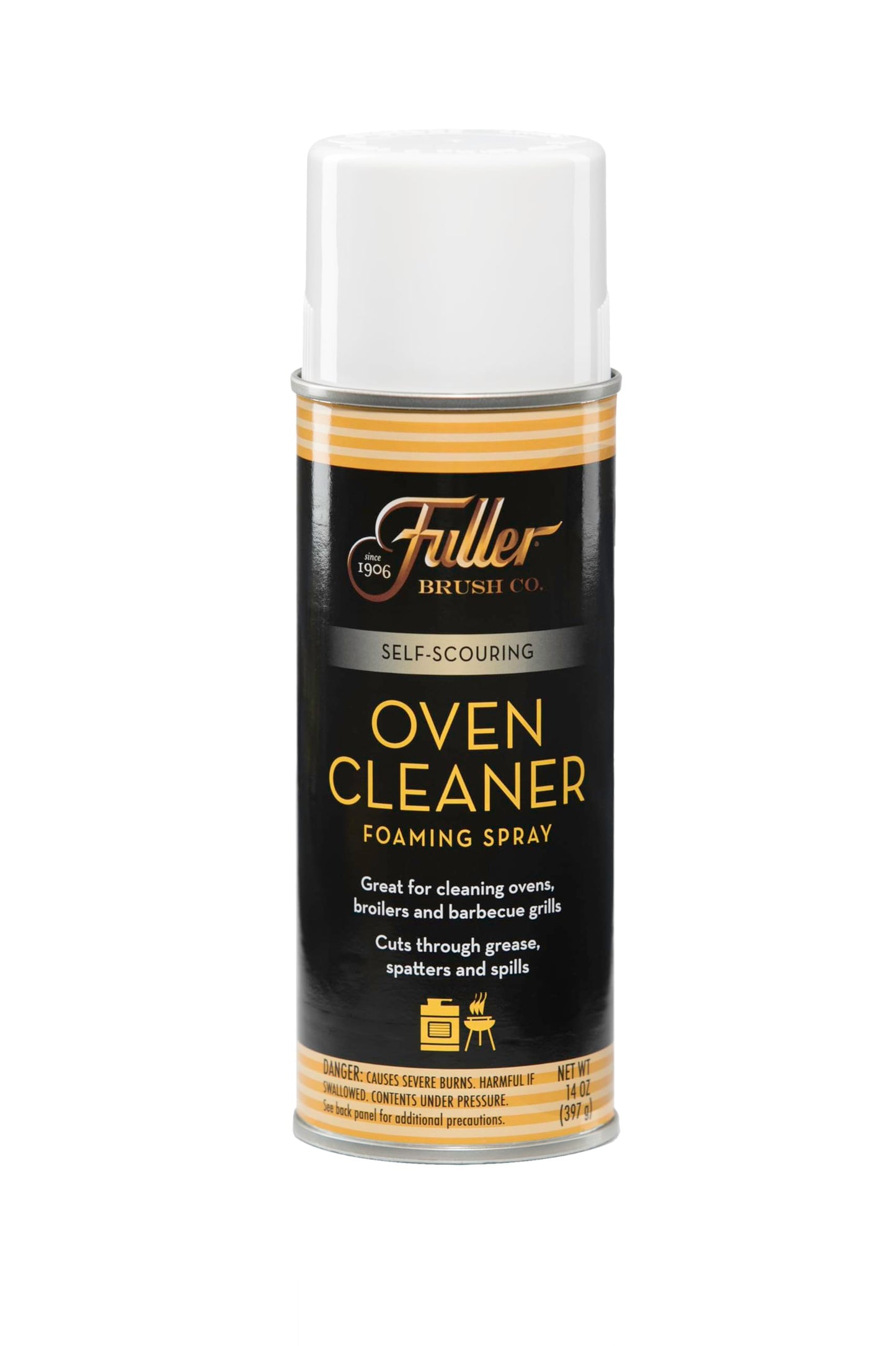 Fuller Brush Self-Scouring Oven Cleaner - Spray On Heavy Duty Cleaner for Ovens Broilers and Barbecue Grills Efficiently Cuts Through Grease Grime
