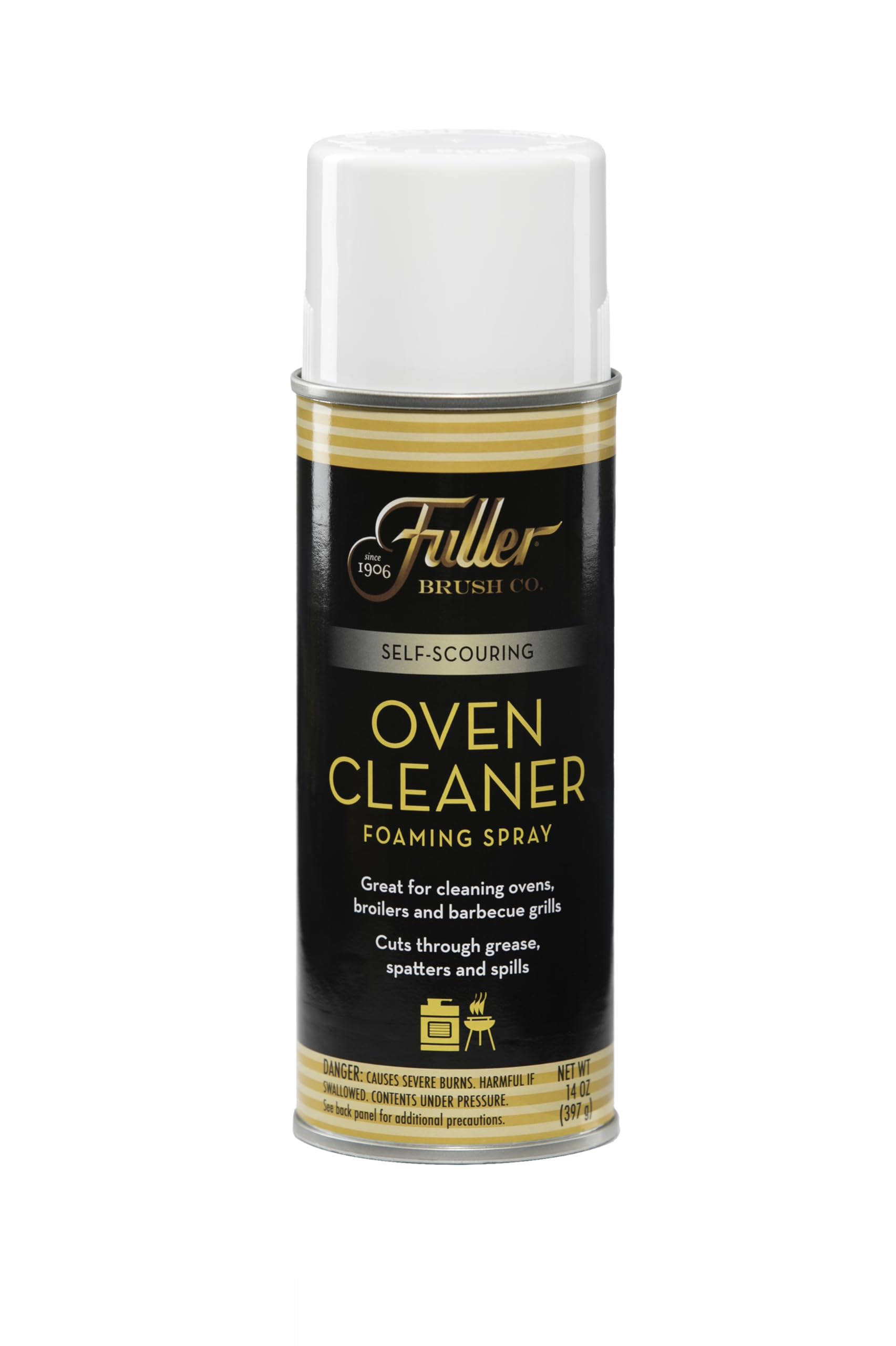 Fuller Brush Self-Scouring Oven Cleaner - Spray On Heavy Duty Cleaner for Ovens Broilers and Barbecue Grills Efficiently Cuts Through Grease Grime