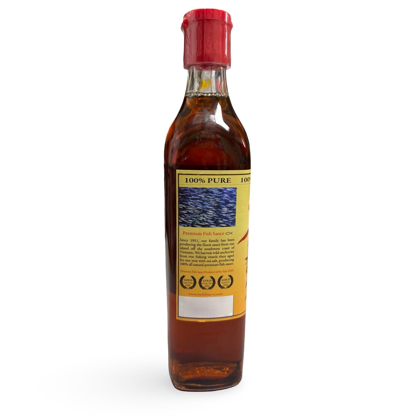 Son Fish Sauce - First-Press Vietnamese Fish Sauce 520 mL | 100% Anchovy + Sea Salt, No Additives | Naturally Fermented for Deep Umami | Clean-Label