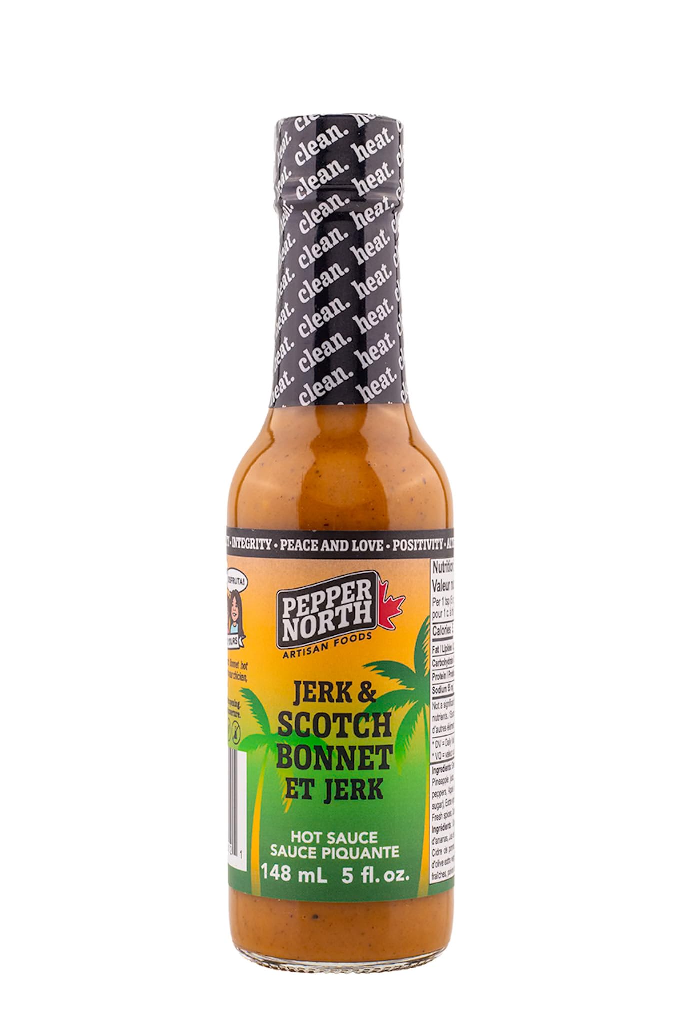 Jerk & Scotch Bonnet Hot Sauce By Pepper North, Fiery Hot Sauce With Flavors Of Pineapple, Scotch Bonnet Pepper & Ginger, Made With All Natural