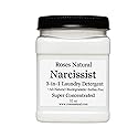 Narcissist 3-in-1 Laundry Detergent, Super Concentrated, All-Natural, Sulfate-Free, 32 oz, Plant-based, Non-Toxic, Sensitive-Skin Approved, Made in