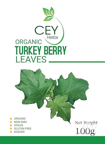 Turkey Berry Leaves - 100% Natural, Dried Leaves for Culinary and Herbal Use