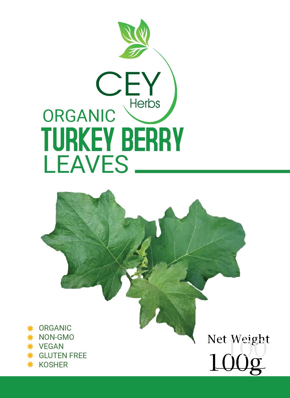 Turkey Berry Leaves - 100% Natural, Dried Leaves for Culinary and Herbal Use