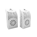 [2-Pack x 200g] Charcoal Bags with Plastic Box, Activated Carbon Bamboo Charcoal Air Purifying Bag for Refrigerator, Wardrobe, Closet, Shoebox