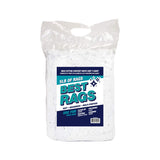 Arkwright T-Shirt Rags Bulk, 5 lb Bag, Cotton Cleaning Towels, Low Lint Knit Wiping Cloths for Paint, Stain, Grease, Shop and Auto Use, Absorbent